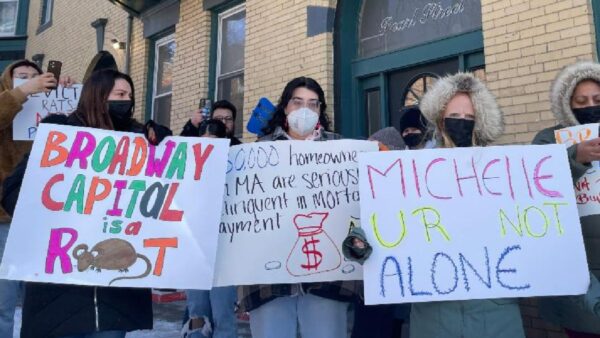 Community members organizing