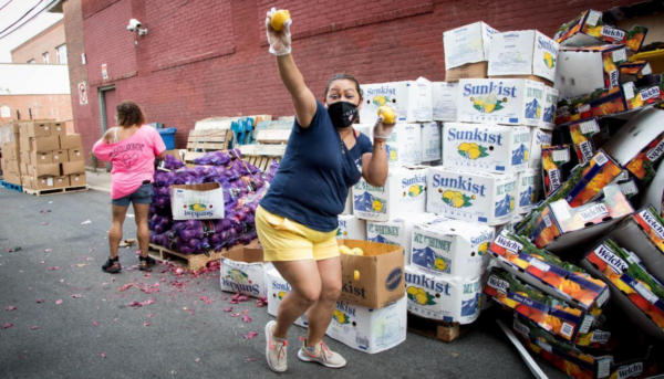 Food Pantry event at La Colaborativa